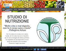 Tablet Screenshot of nutrizionistastudio.com